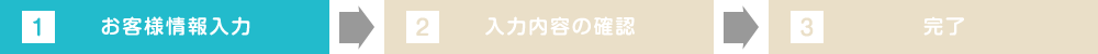 お客様情報入力